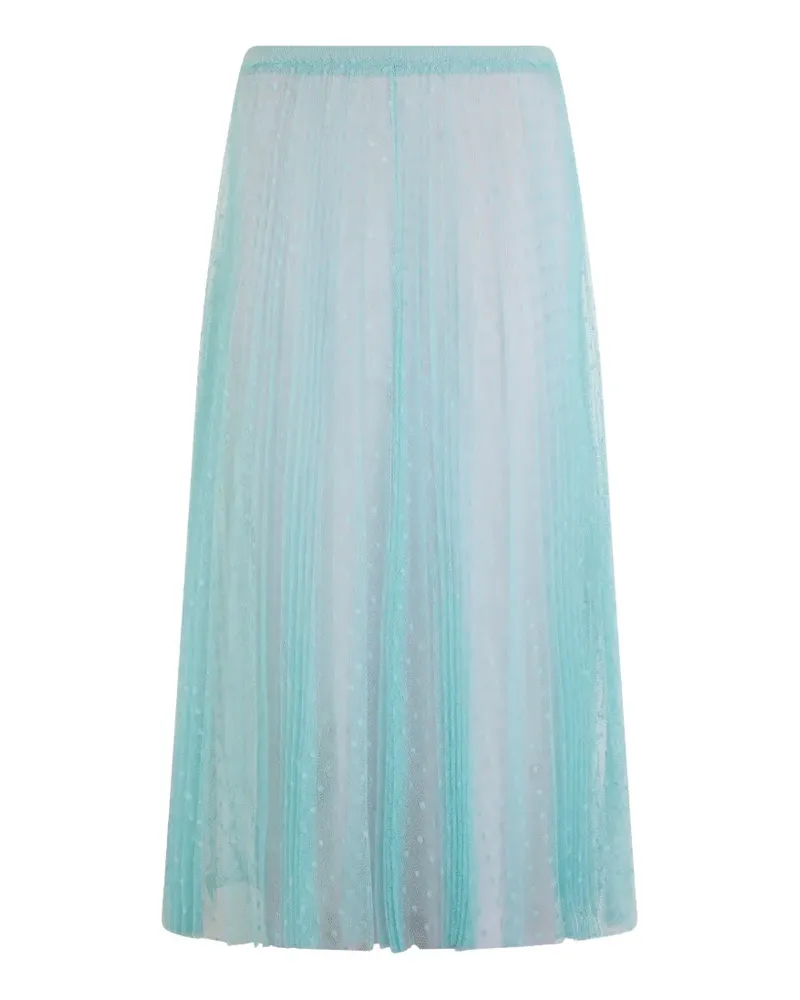 Valentino Garavani polka-dot-pattern skirt - Blau Blau