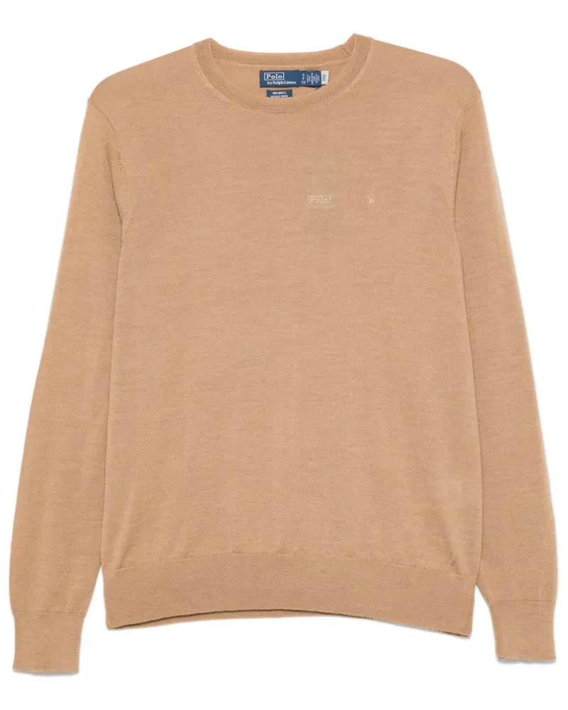 Ralph Lauren Pullover mit Polo Pony - Braun Braun