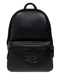 Diesel Holi-D Rucksack aus Faux-Leder Schwarz