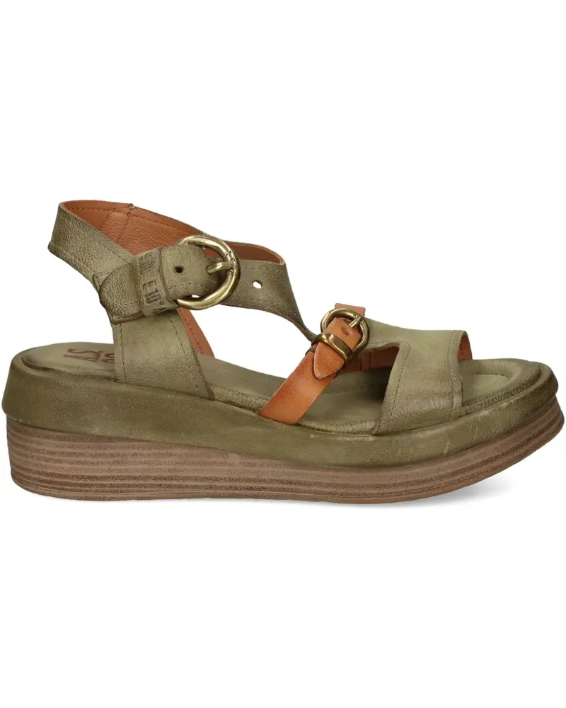 A.S.98 Stanley Sandalen mit Schnallenriemen - Grün Grün