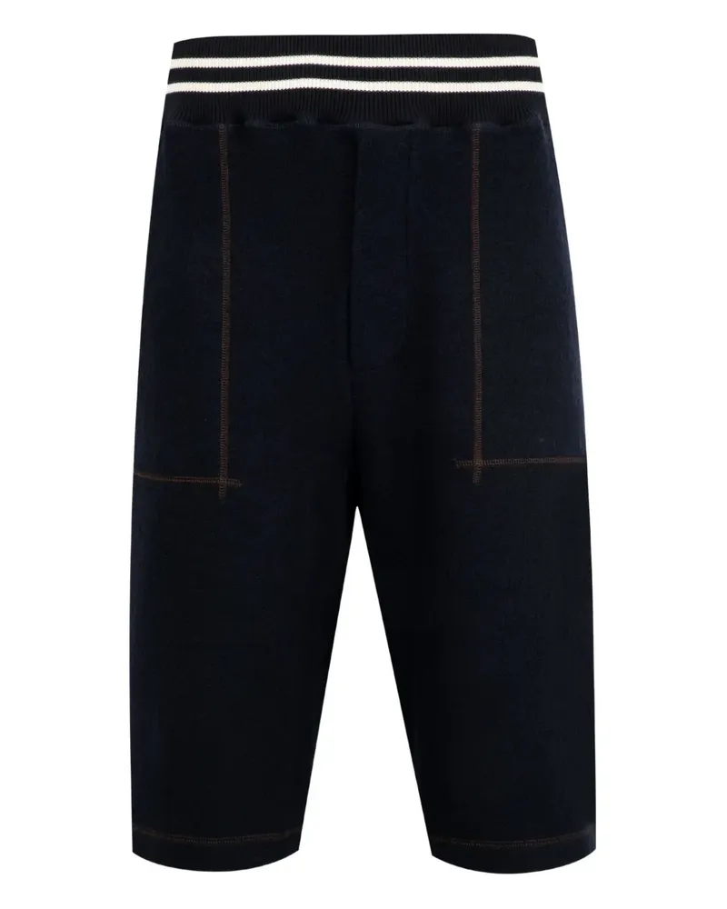 Wales Bonner October Shorts mit elastischem Bund - Blau Blau
