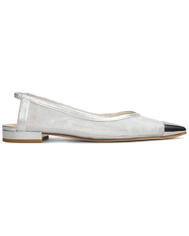 Fabio Rusconi Ballerinas aus Mesh - Silber Silber