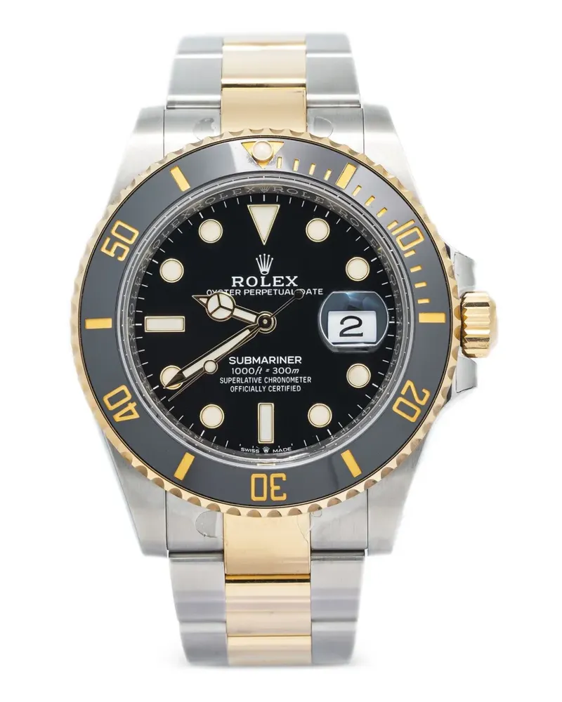 Rolex Submariner 41mm watch - Schwarz Schwarz