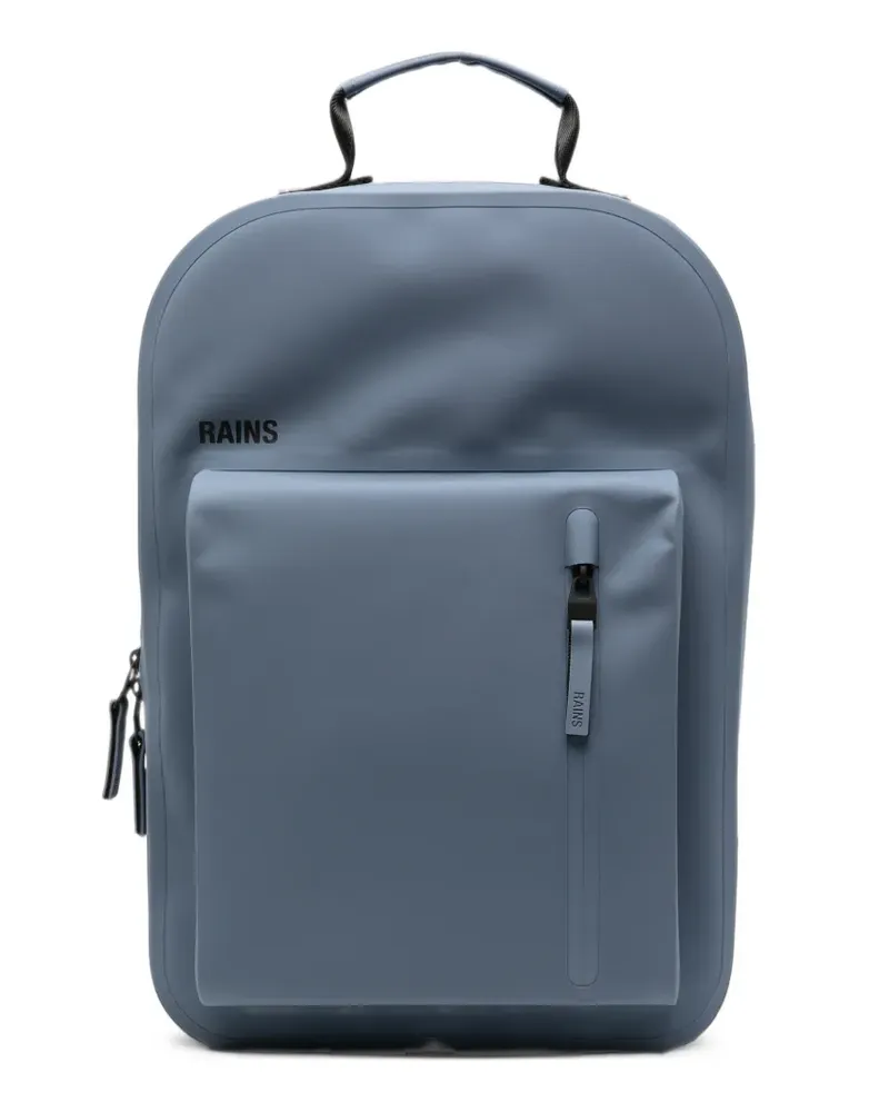 RAINS Deepwater Day zip-up backpack - Blau Blau