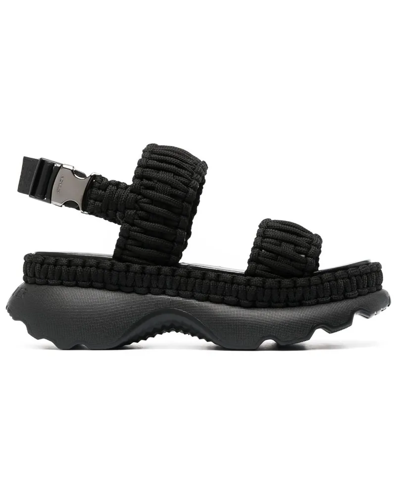 Moncler Belay Sandalen - Schwarz Schwarz