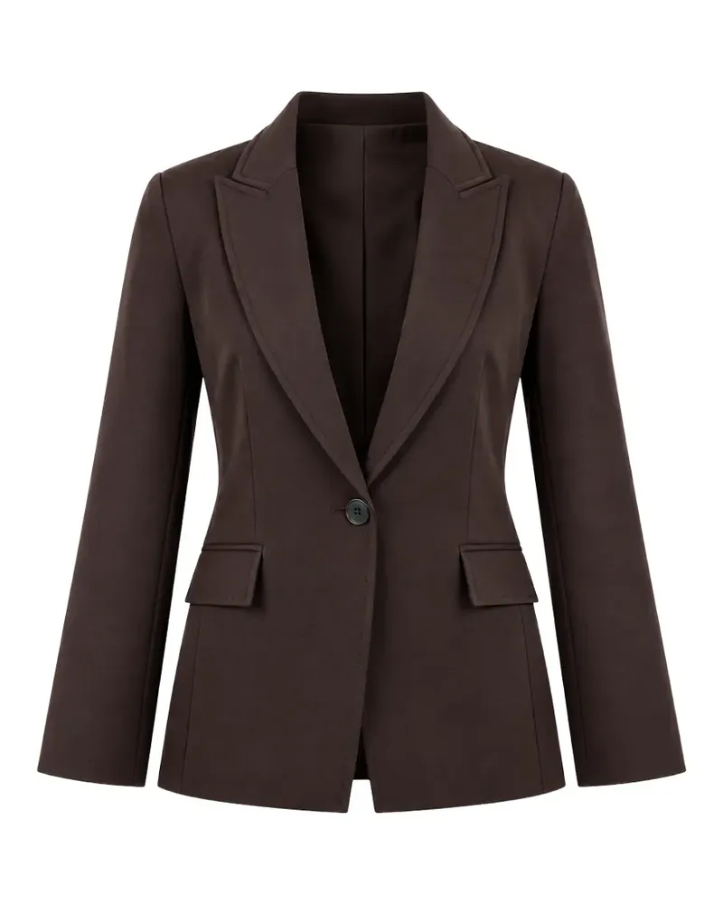 Kocca Elvetia single-breasted peaked-lapel blazer - Braun Braun