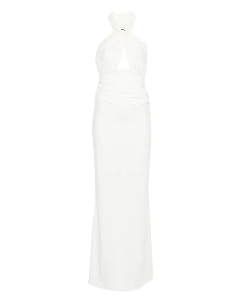 ATU Body Couture Maxikleid mit Neckholder - Weiß Weiß