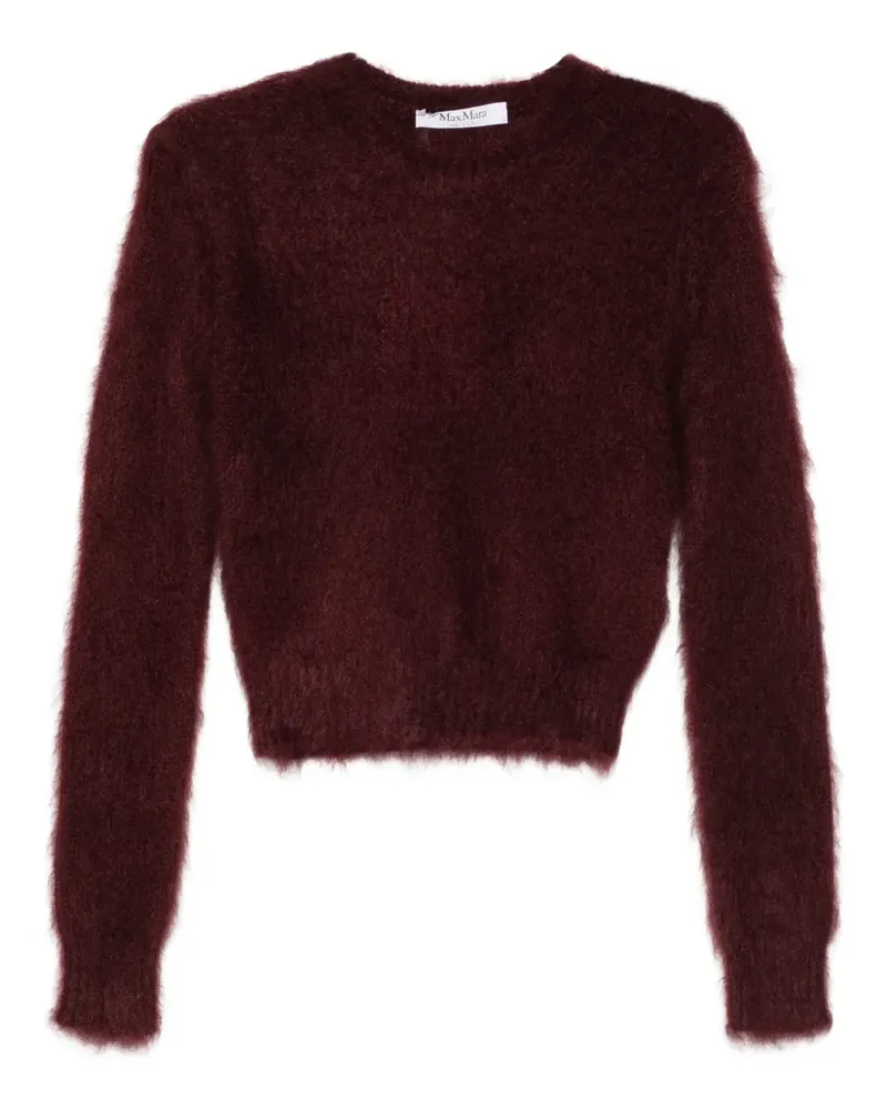 Max Mara Pullover mit Rundhalsausschnitt - Rot Rot