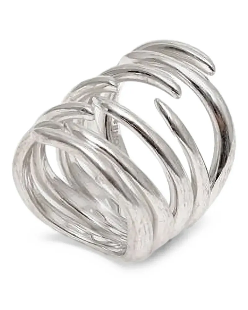 PANCONESI Ritorto twisted ring - Silber Silber