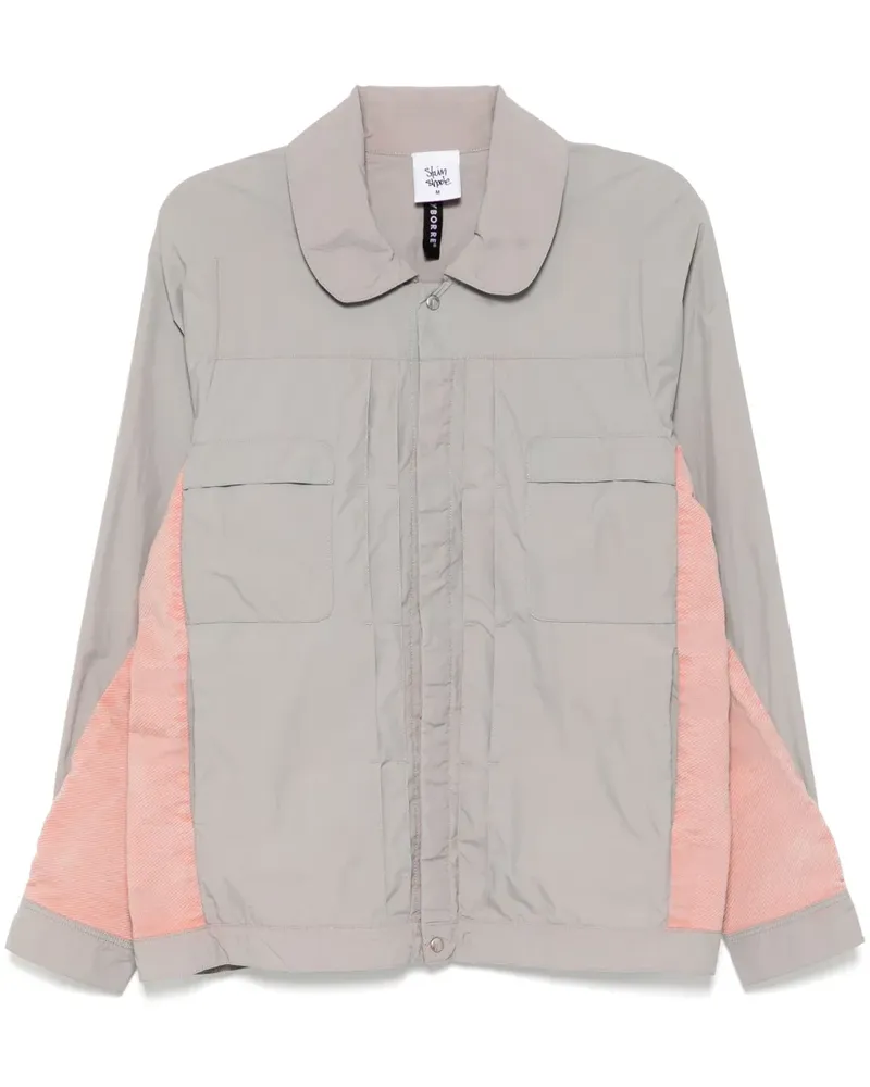 Stain Shade Windbreaker mit Einsätzen - Grau Grau