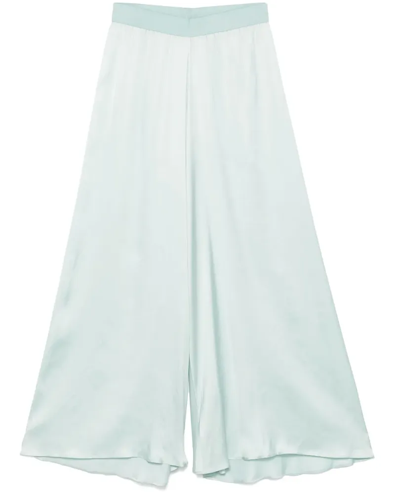 ..,merci Hose aus Satin - Blau Blau