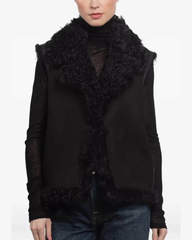 Mackage Kasia long-sleeve leather jacket - Schwarz Schwarz