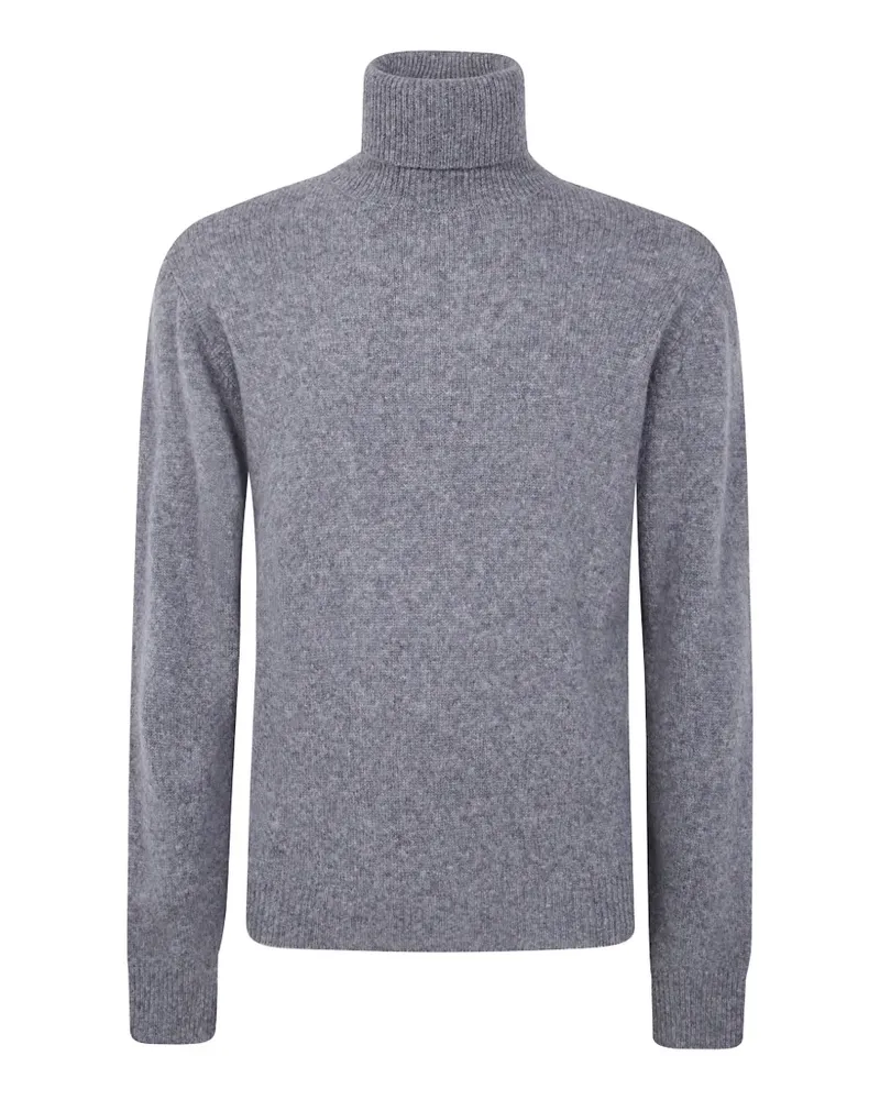 Nuur Klassischer Rollkragenpullover - Grau Grau
