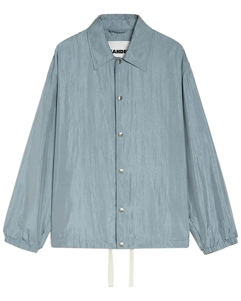 Jil Sander Jacke mit Druckknöpfen - Grau Grau