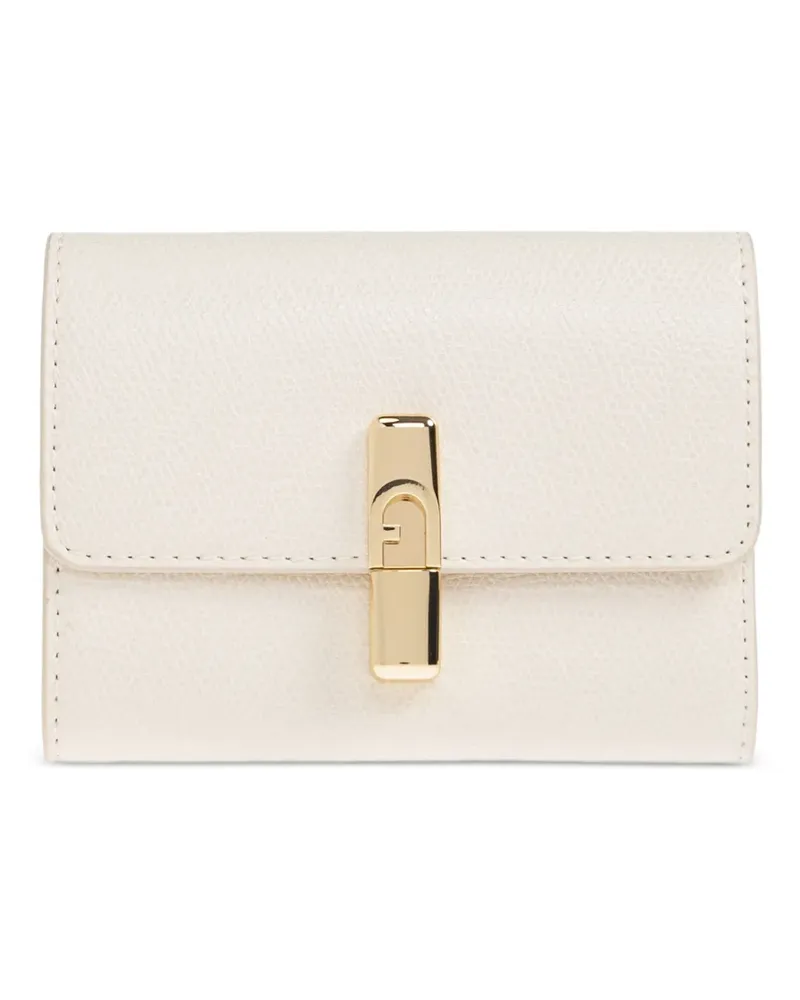 Furla small Iride leather wallet - Weiß Weiß