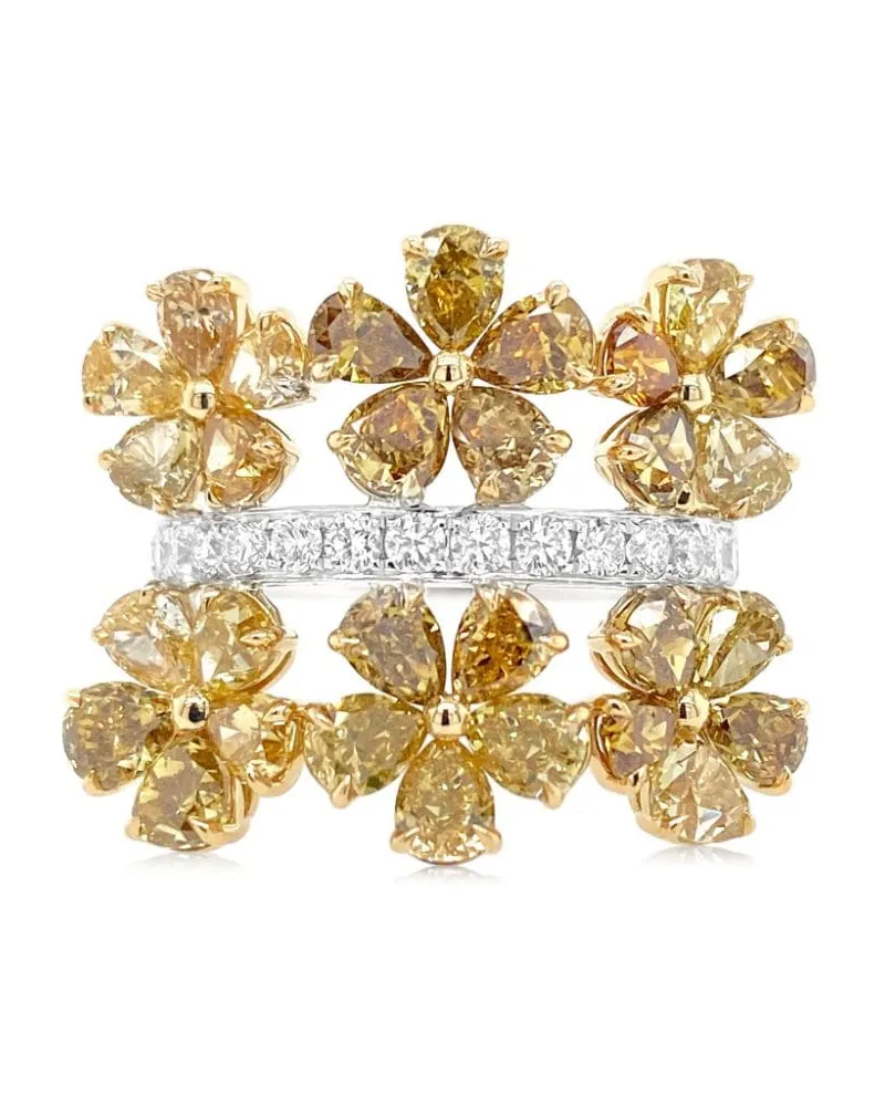 HYT Jewelry 18kt Weißgold-Cocktailring mit Diamant
