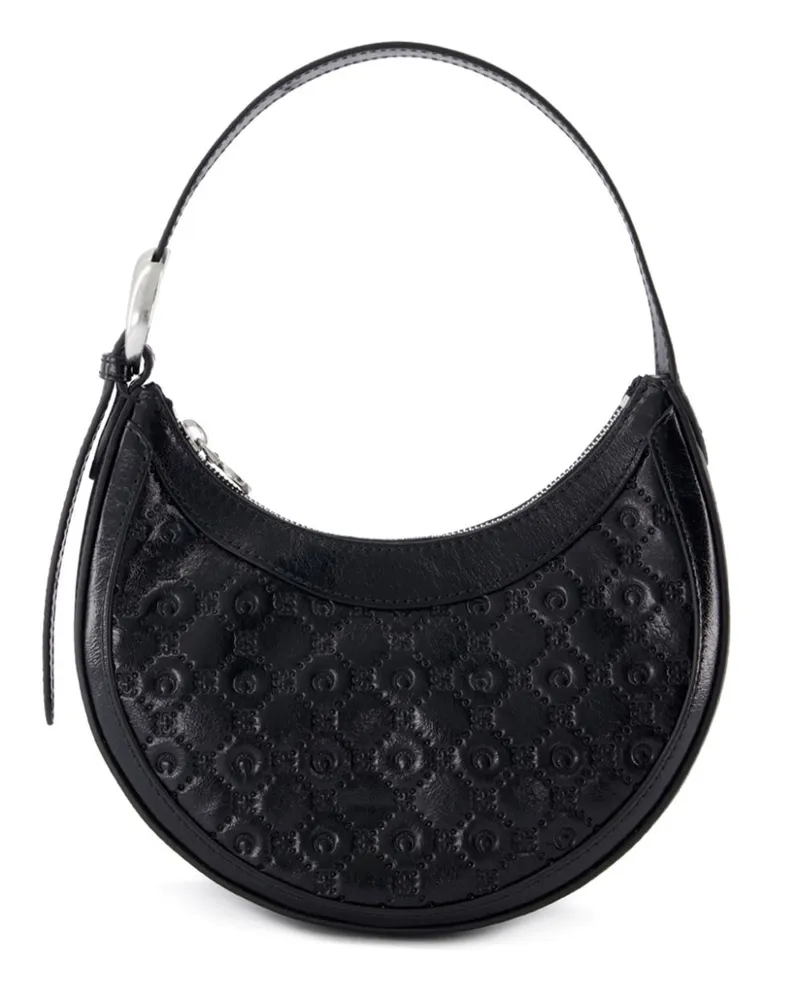 Marine Serre Mini Eclipse Schultertasche - Schwarz Schwarz