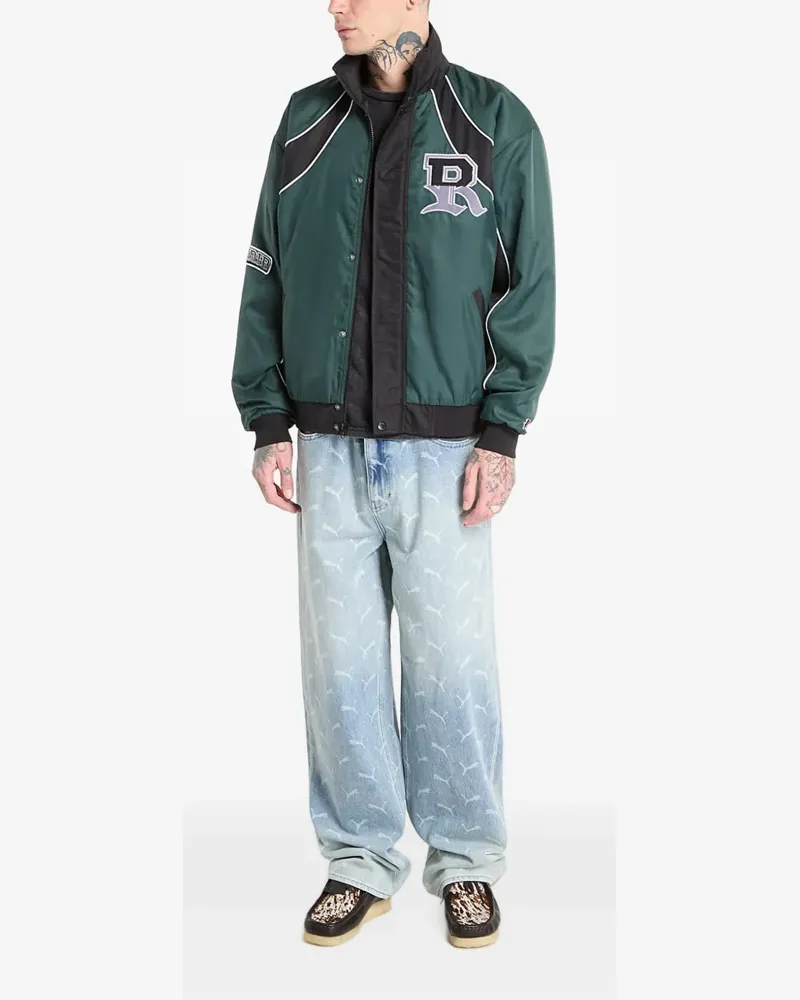 Ripndip Athletics Race logo-patch jacket - Grün Grün