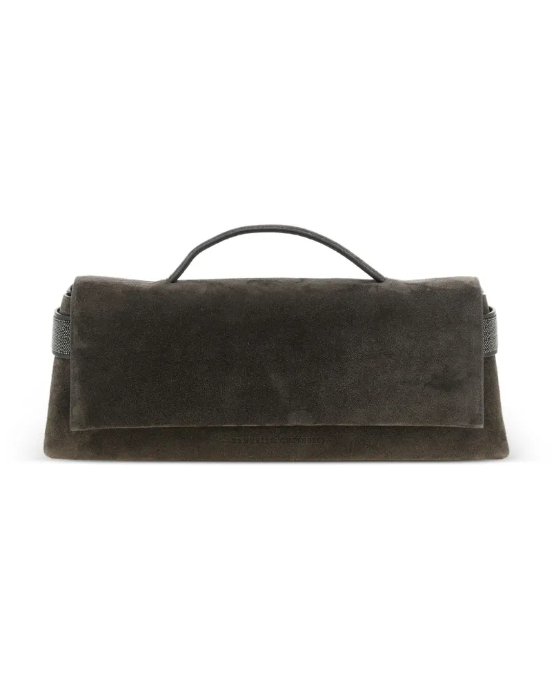 Brunello Cucinelli Monile Essence Clutch - Braun Braun