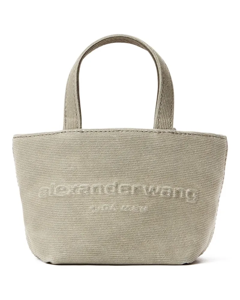 Alexander Wang Mini Punch Shopper mit Logo-Prägung Nude