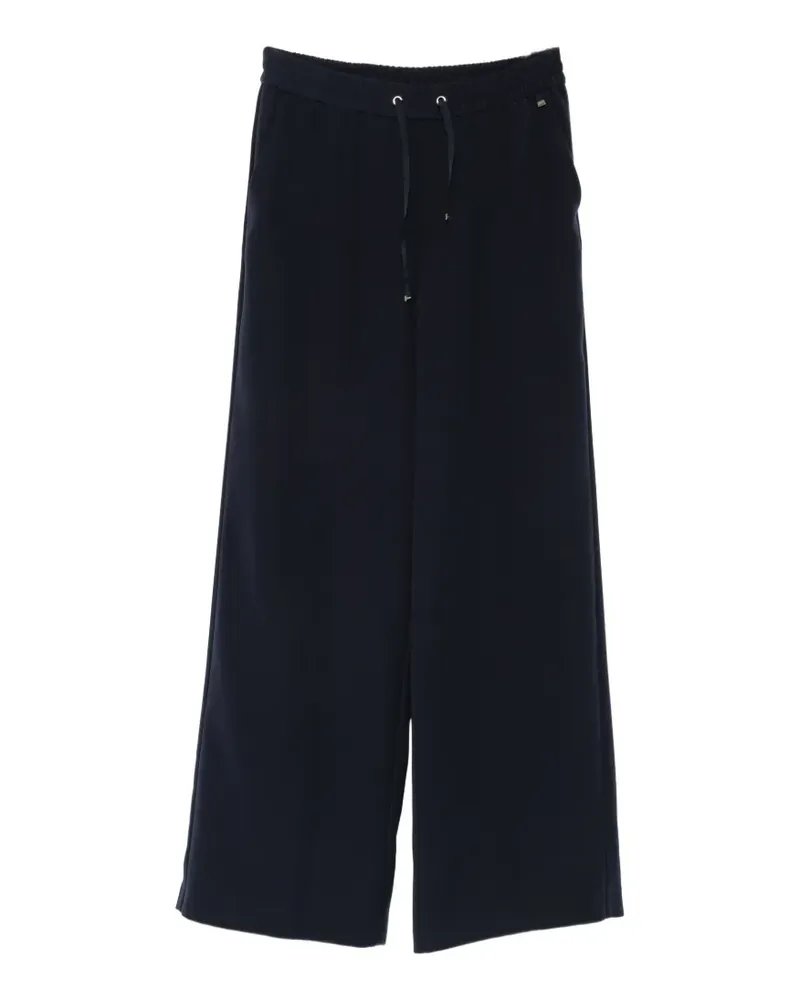 Herno Palazzohose mit Kordelzug - Blau Blau