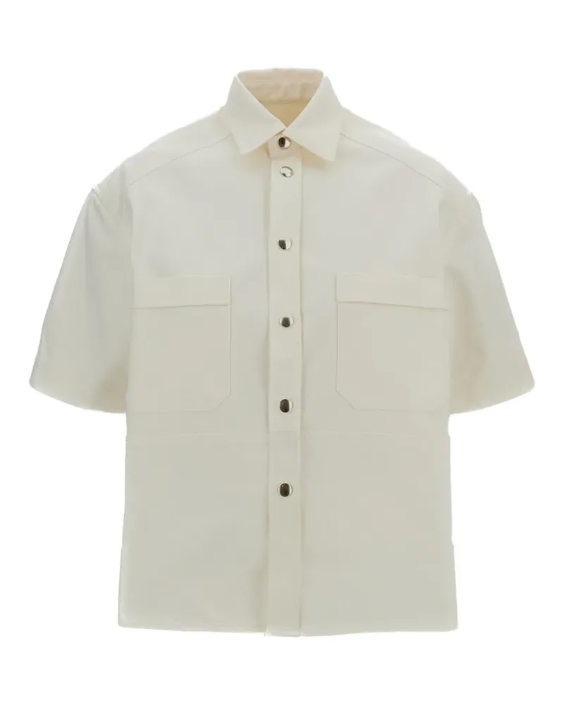 PLAN C Klassisches Hemd - Weiß Weiß