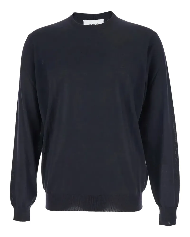 LARDINI Pullover mit geripptem Saum - Blau Blau