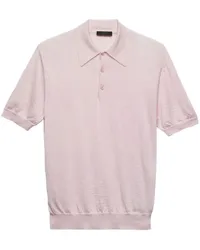 Prada Poloshirt aus Kaschmir Rosa