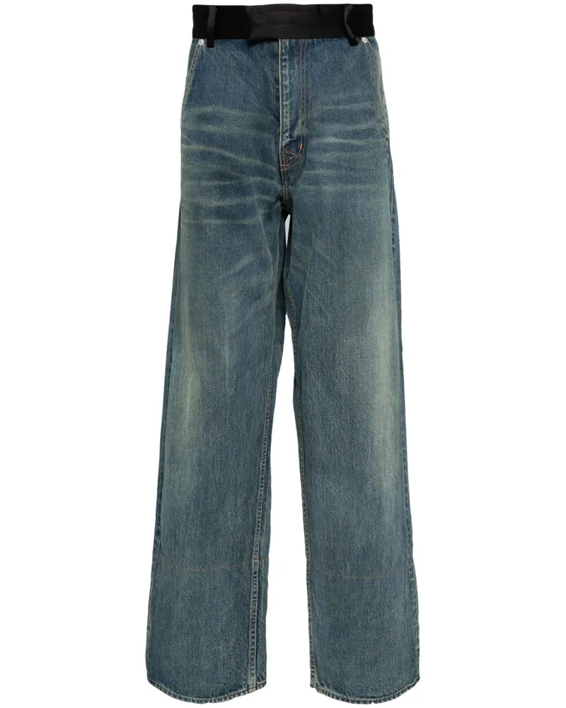 Undercover Jeans im Patchwork-Design - Blau Blau