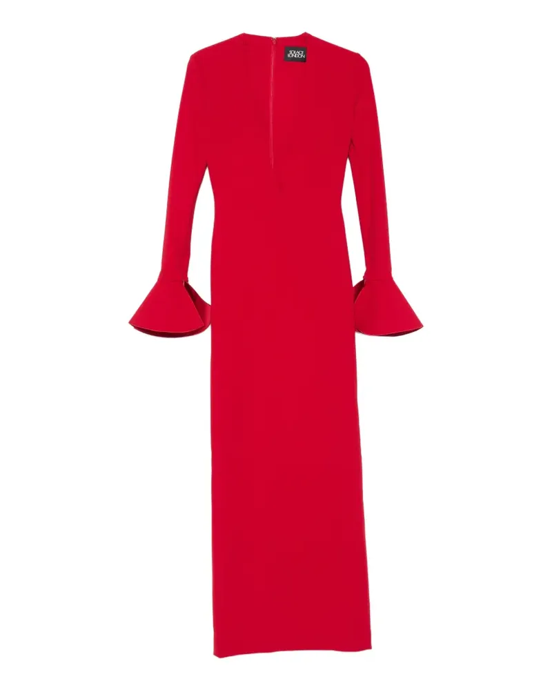 Solace London Hutton V-neck maxi dress - Rot Rot