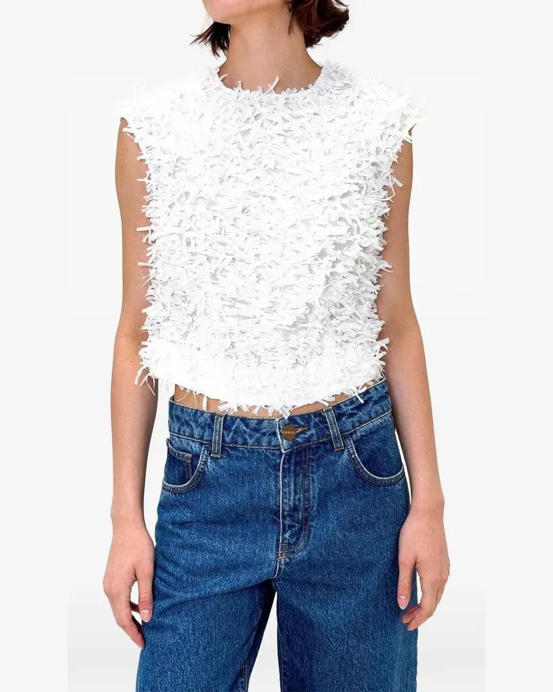 ODEEH sleeveless shirt - Weiß Weiß