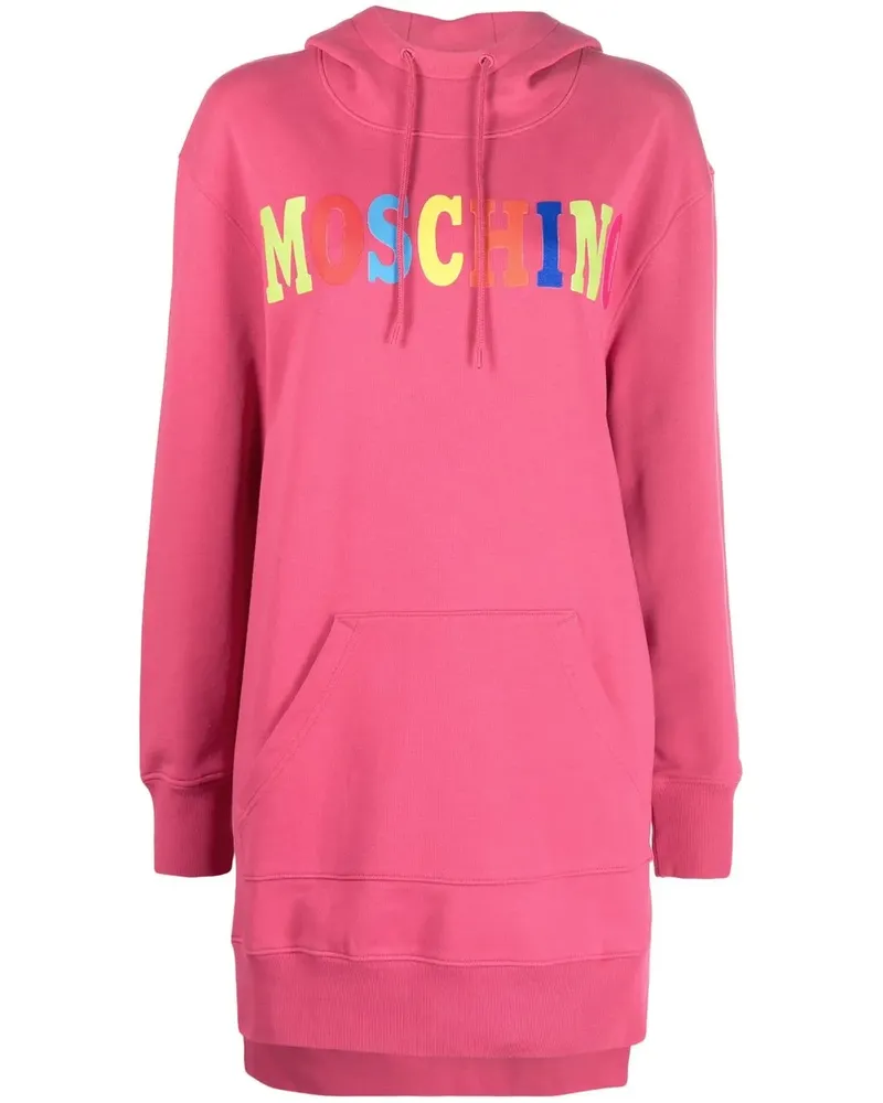 Moschino Kleid mit Kapuze - Rosa Rosa