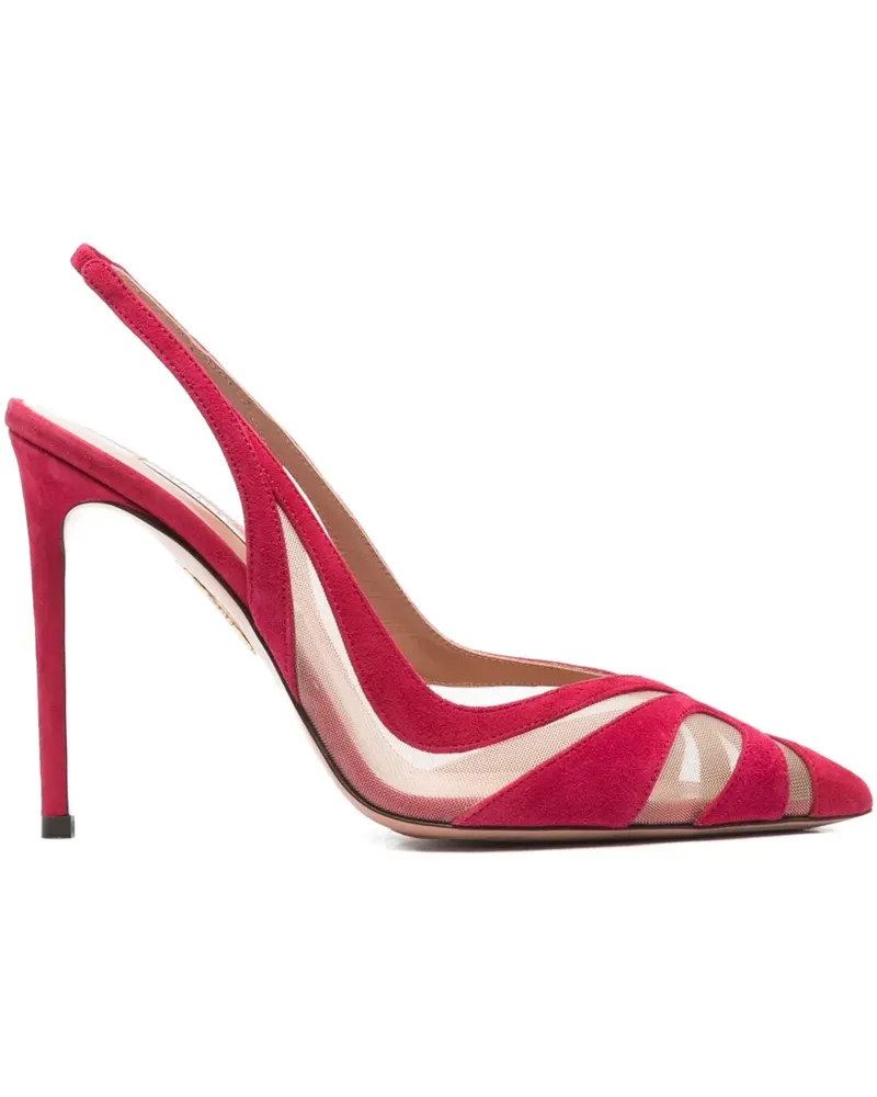 Aquazzura Lune Sling Pumps 110mm - Rosa Rosa