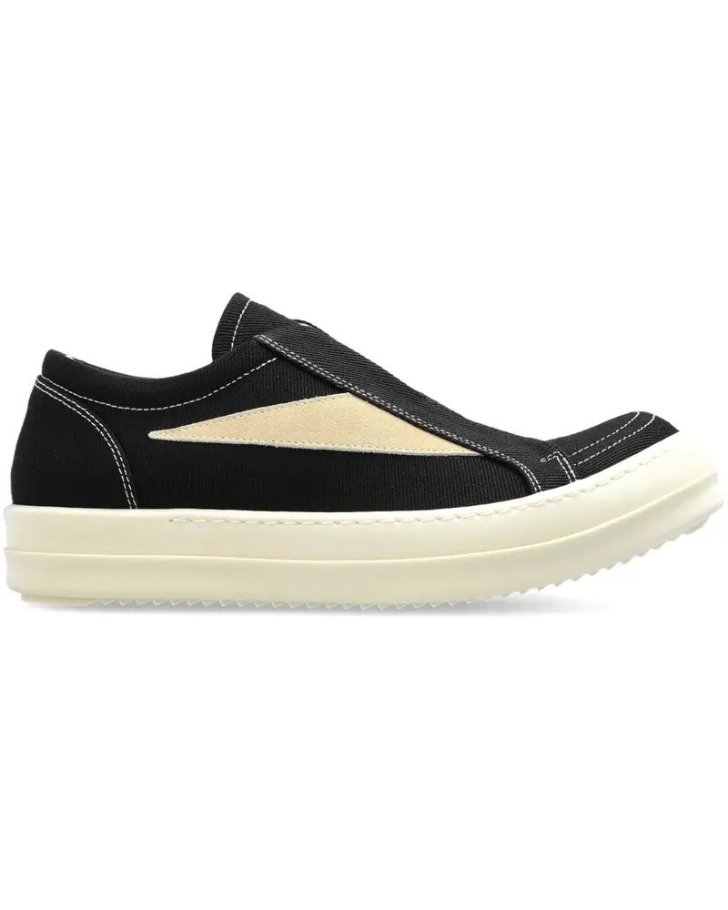 DRKSHDW by Rick Owens Slip-On-Sneakers mit Kontrasteinsätzen - Schwarz Schwarz