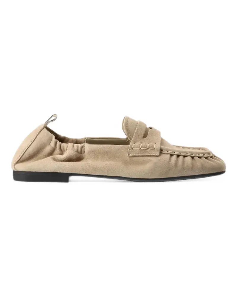 Copenhagen suede slip-on loafers - Nude Nude
