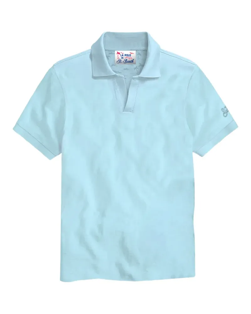 MC2 Saint Barth Charles V-neck T-shirt - Blau Blau