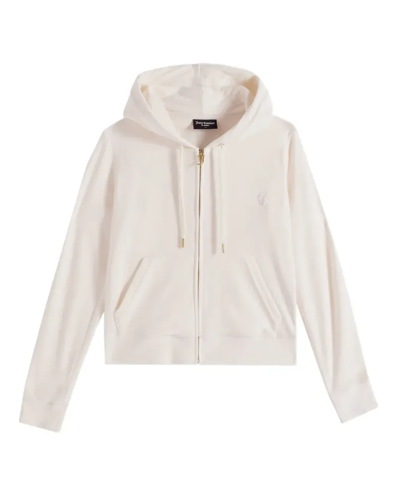Juicy Couture Robertson velour hoodie - Nude Nude
