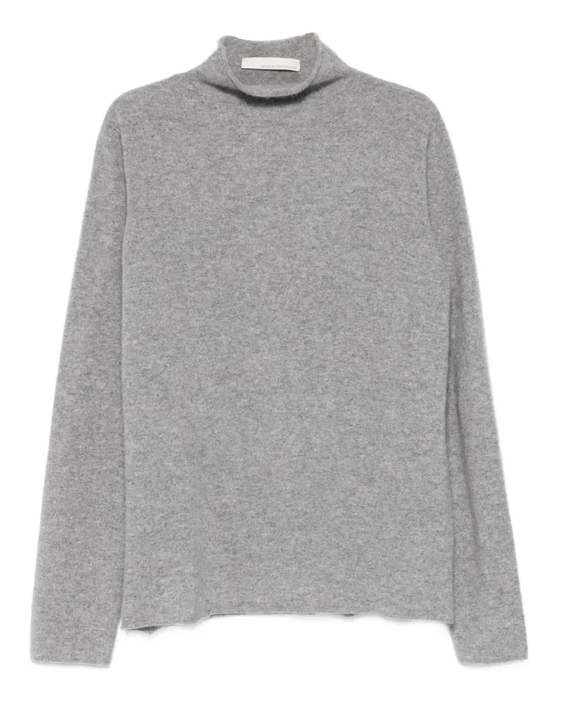 Original Vintage Style Pullover aus Kaschmir - Grau Grau