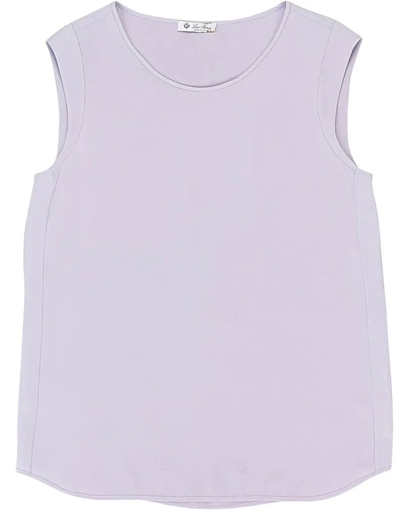 Loro Piana Trägershirt mit U-Ausschnitt - Violett Violett