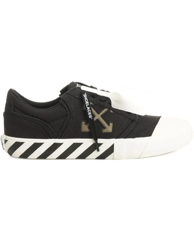 OFF-WHITE stripe-detail sneakers - Schwarz Schwarz