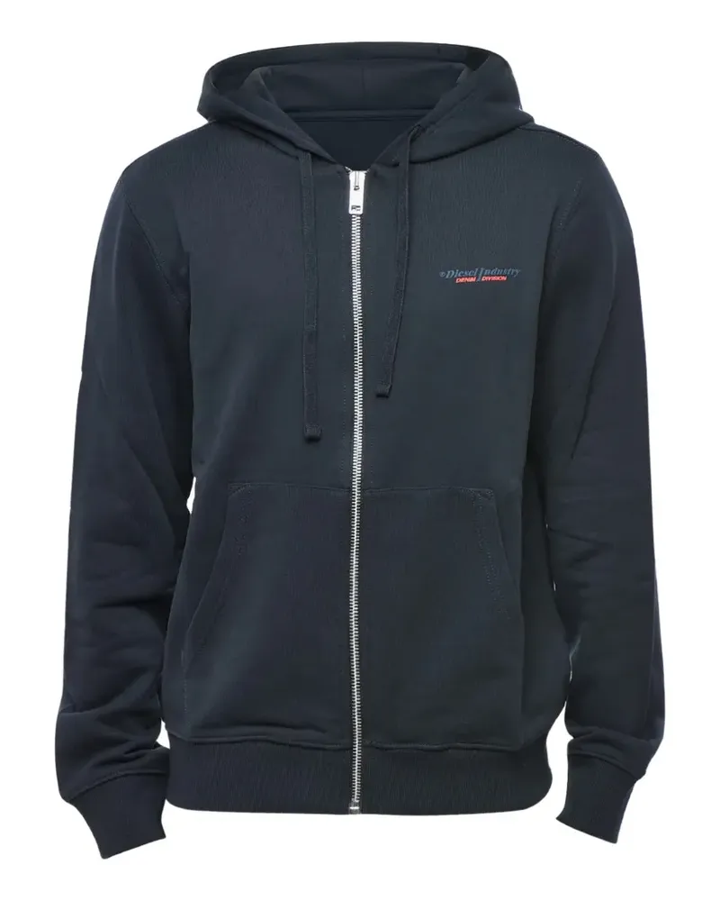 Diesel Ginn-Hood Kapuzenjacke - Blau Blau