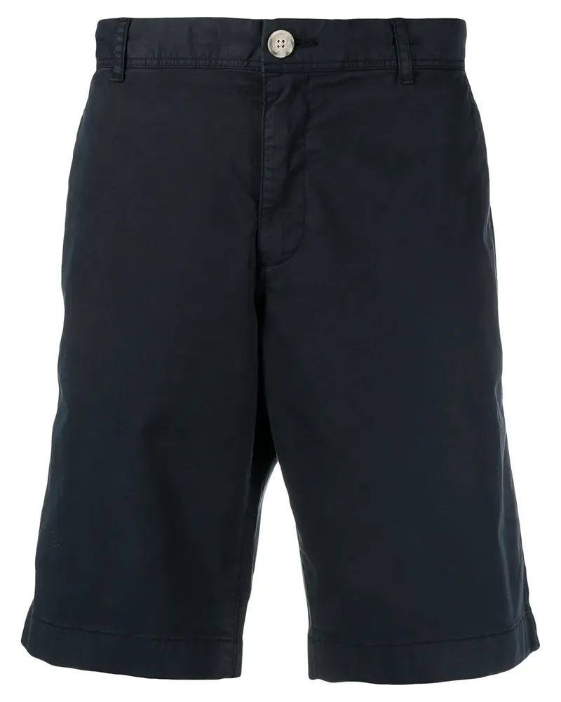 Woolrich Knielange Chino-Shorts - Blau Blau
