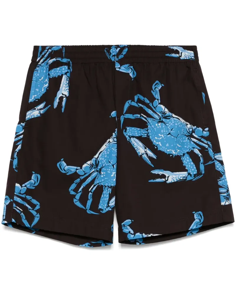 MSGM Shorts mit grafischem Print - Braun Braun