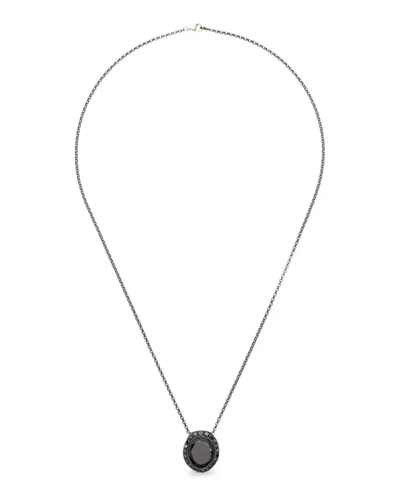 Rosa Maria Pe Halskette mit Diamanten - Silber Silber