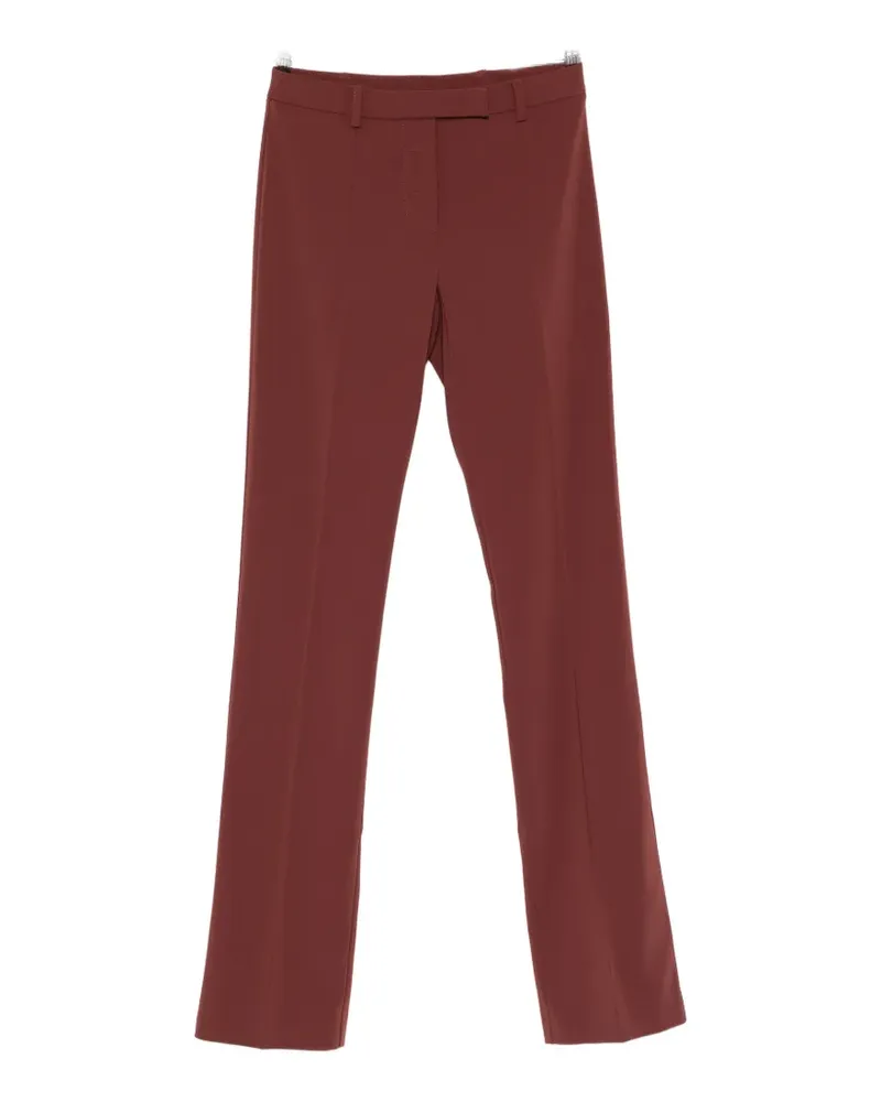 Patrizia Pepe slim crepe trousers - Rot Rot