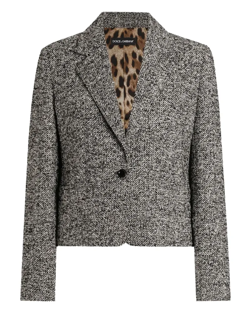 Dolce & Gabbana Geknöpfte Jacke - Grau Grau