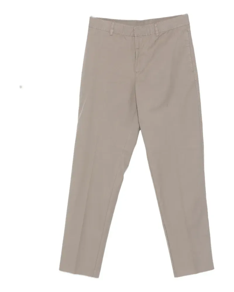 Emporio Armani logo-appliqué trousers - Grau Grau