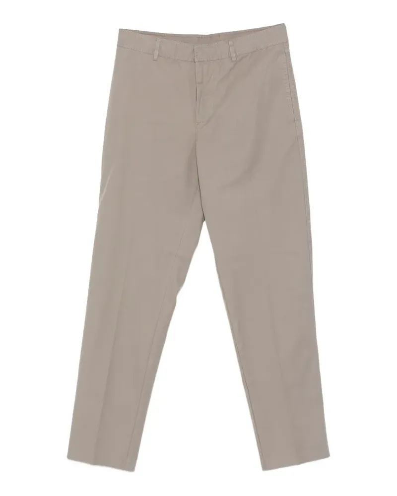 Emporio Armani logo-appliqué trousers - Grau Grau
