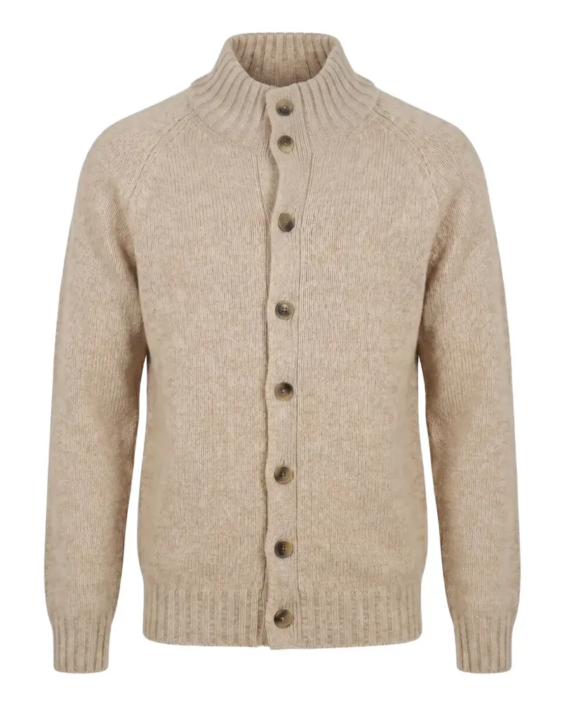 Altea button-up high-neck cardigan - Nude Nude