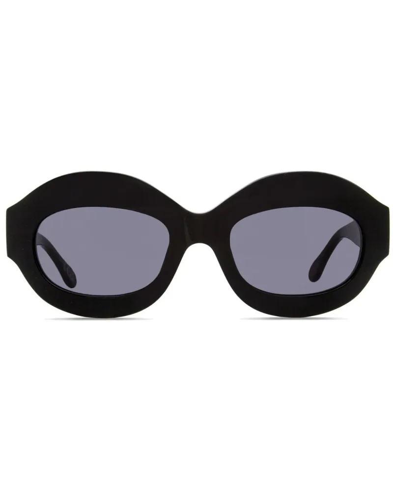 Marni Ovale Ik Kil Cenote Sonnenbrille - Schwarz Schwarz